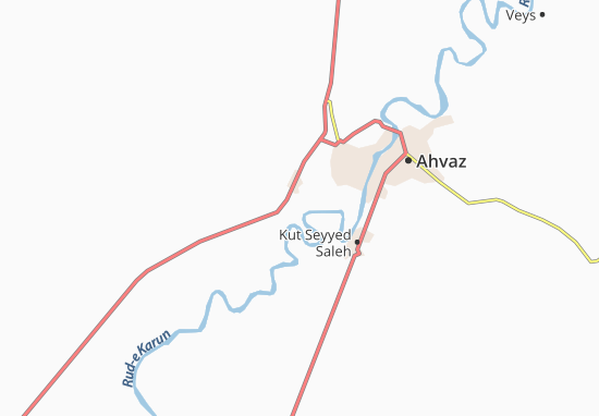 Kaart Plattegrond Abu Dabis