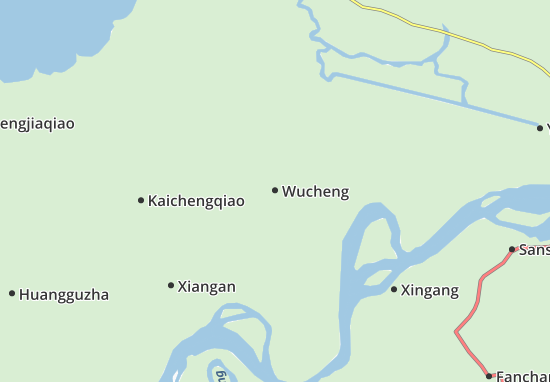 Kaart Plattegrond Wucheng