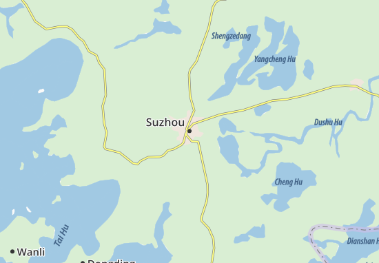 Kaart Plattegrond Suzhou