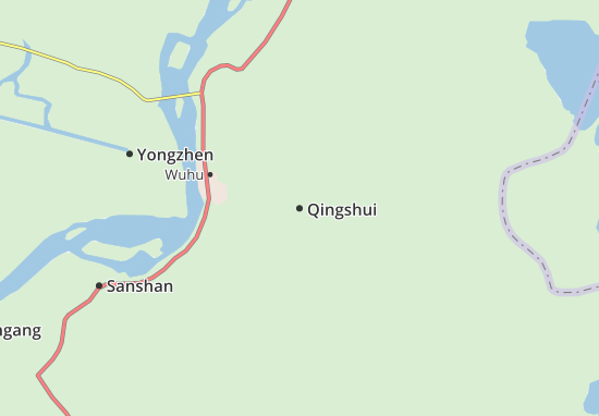 Kaart Plattegrond Qingshui