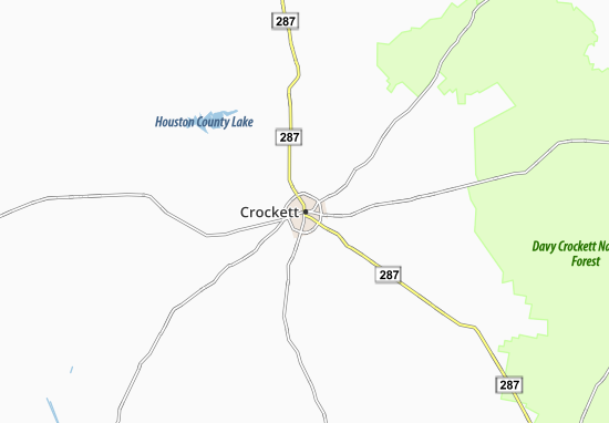 Mapa Crockett
