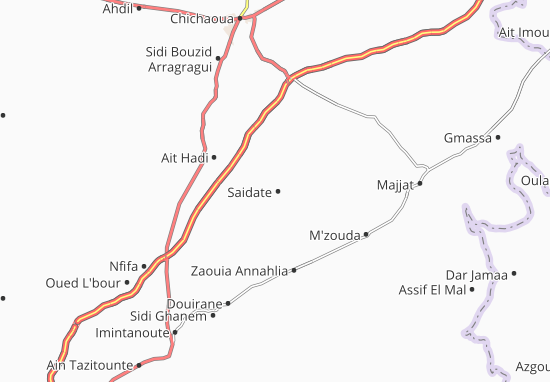 Mapa Saidate