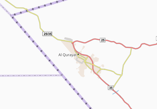 Kaart Plattegrond Al Qurayat