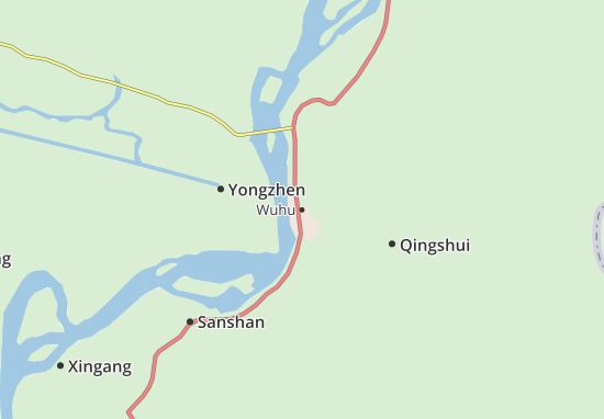 Kaart Plattegrond Wuhu