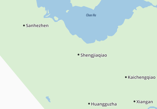 Karte Stadtplan Shengjiaqiao