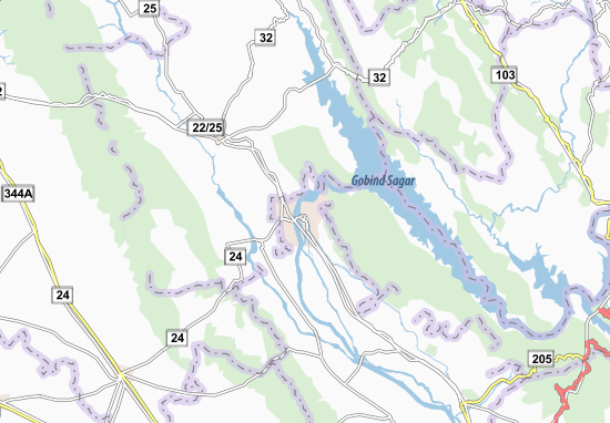 Mapa Nangal