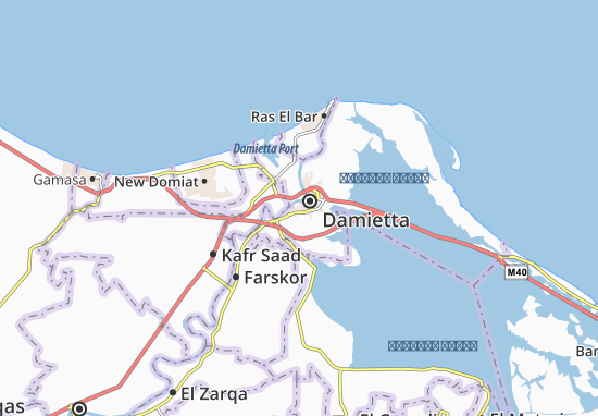 Mapa Shat El Shoara