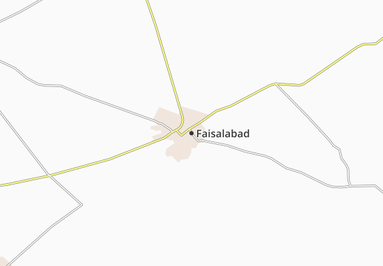 Carte-Plan Faisalabad