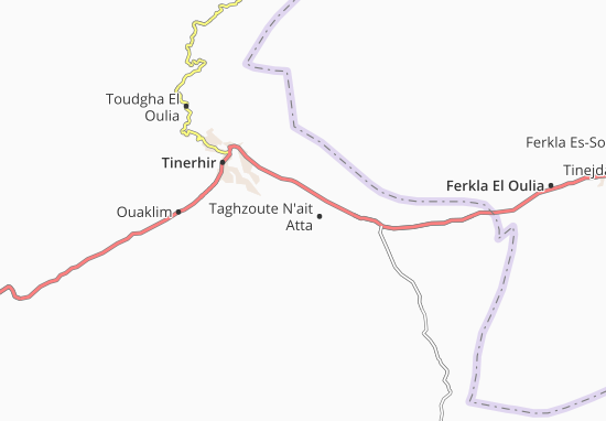 Karte Stadtplan Toudgha Essoufla