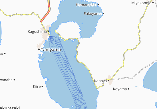 Kaart Plattegrond Tarumizu