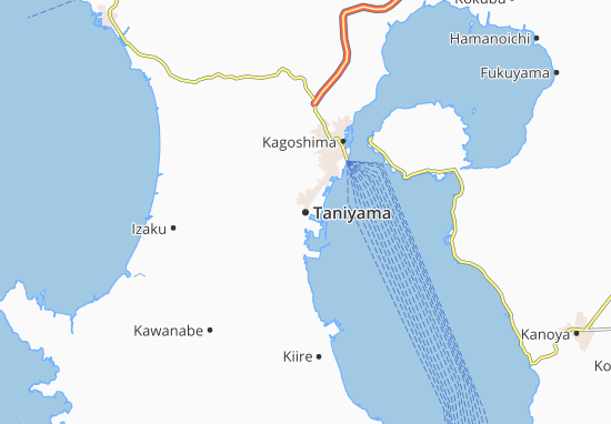 Kaart Plattegrond Taniyama