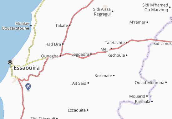 Mapa El Hanchane