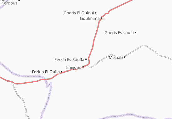 Ferkla Es-Soufla Map