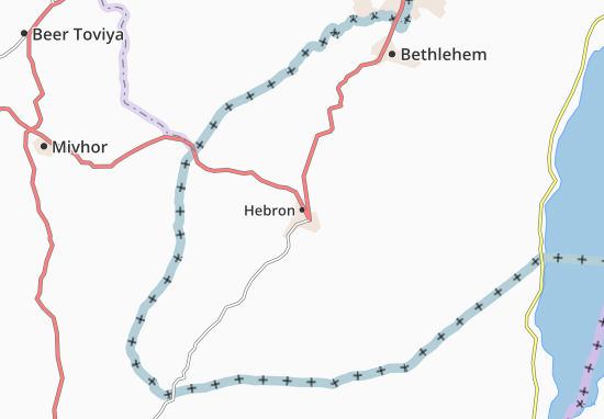 Carte-Plan Hebron
