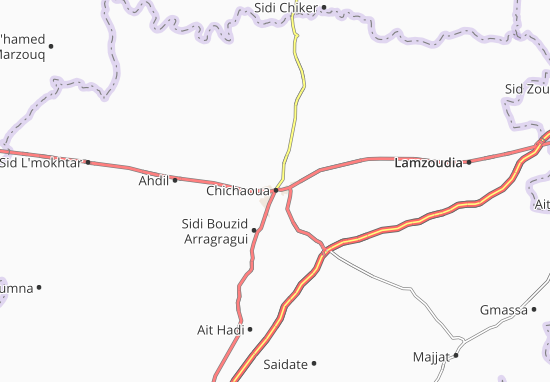 Karte Stadtplan Chichaoua