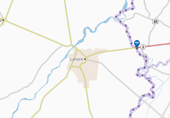 Carte-Plan Lahore