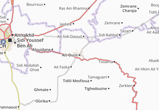 Mapa Aït-Ourir