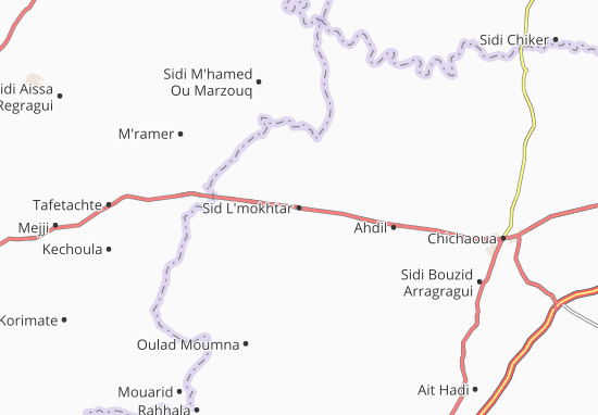 Sid L&#x27;mokhtar Map