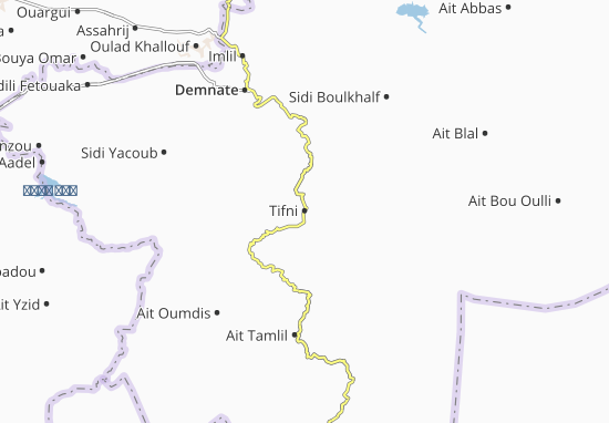 Karte Stadtplan Tifni