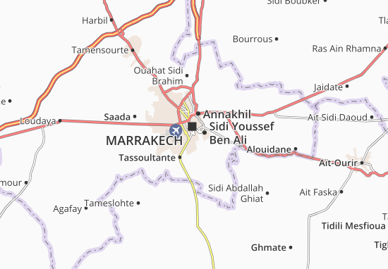 Méchouar Kasba Map