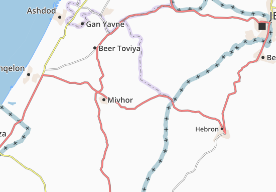 Karte Stadtplan Hawwat Maresha