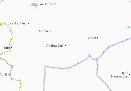 Mapa Ait Bou Oulli