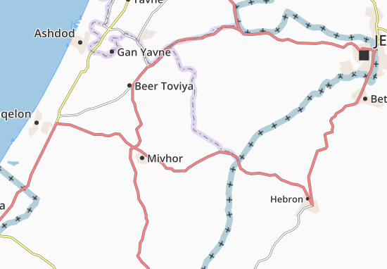 Karte Stadtplan Bet Nir