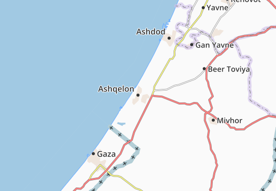 Ashqelon Map