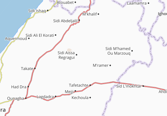 Kaart Plattegrond Sidi Boulaalam