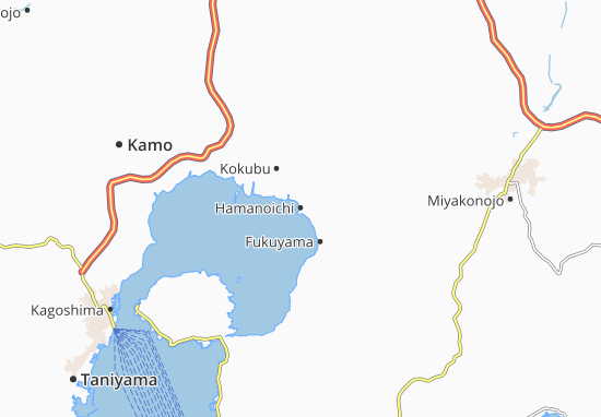 Kaart Plattegrond Hamanoichi