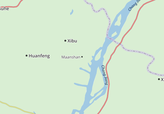 Karte Stadtplan Maanshan