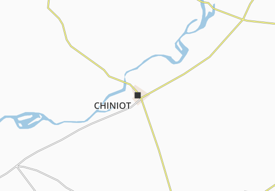 Kaart Plattegrond Chiniot