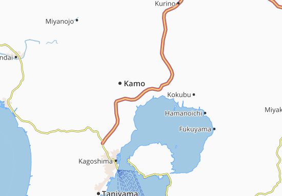 Mapa Nishi-Mochida