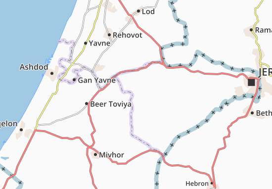 Karte Stadtplan Tirosh