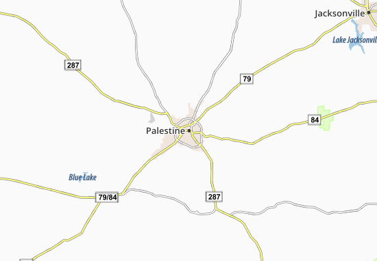 Karte Stadtplan Palestine