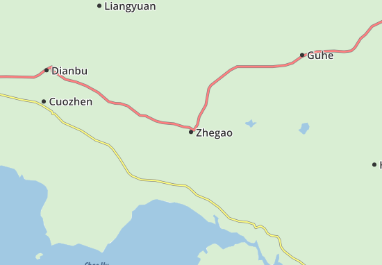 Mapa Zhegao
