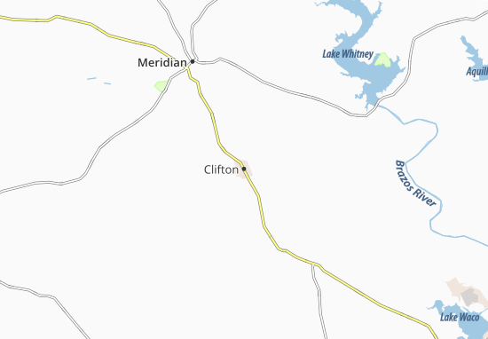 Kaart Plattegrond Clifton