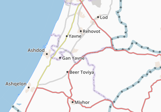 Karte Stadtplan Bet Hilqiyya
