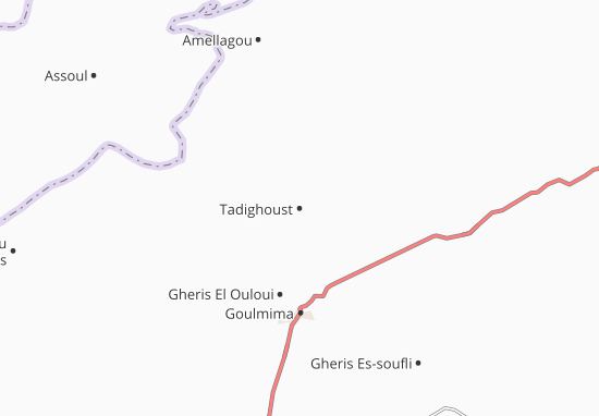 Mapa Tadighoust