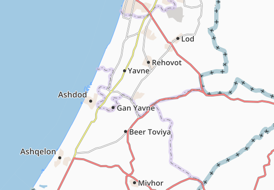 Gedera Map