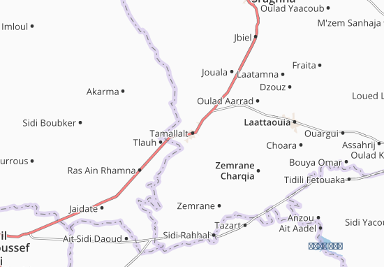 Tamallalt Map