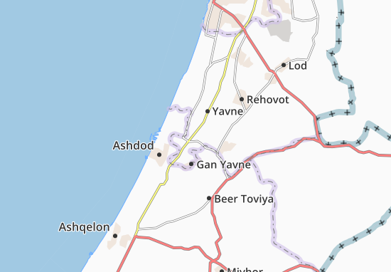 Mapas-Planos Kefar Aviv
