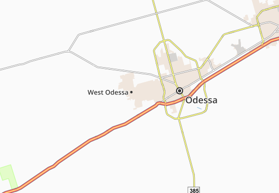 Kaart Plattegrond West Odessa