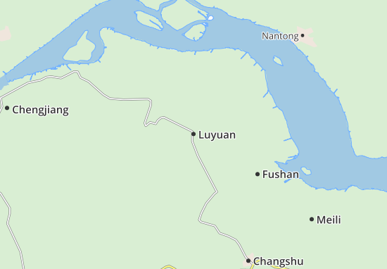 Karte Stadtplan Luyuan