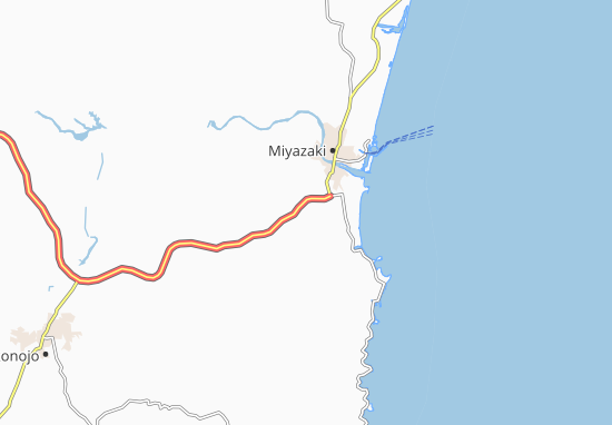 Karte Stadtplan Kiyotake