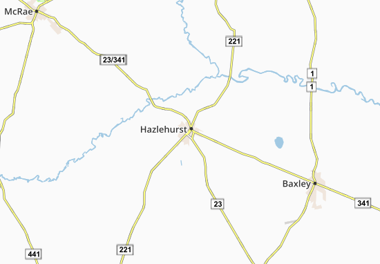 Hazlehurst Map