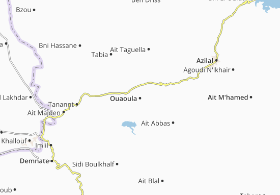 Ouaoula Map