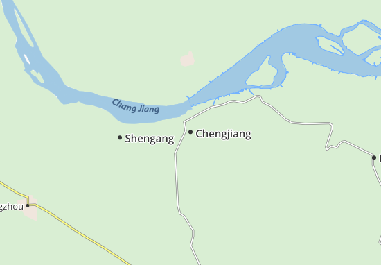 Kaart Plattegrond Chengjiang
