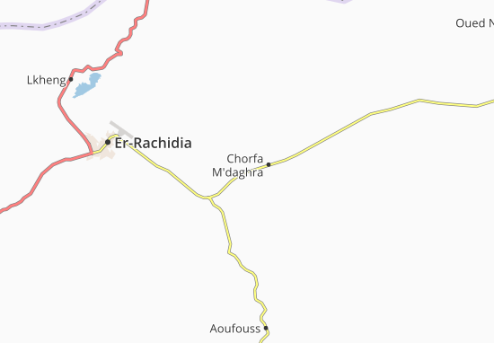 Chorfa M&#x27;daghra Map