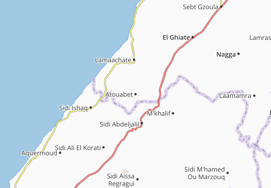 Kaart Plattegrond Atouabet